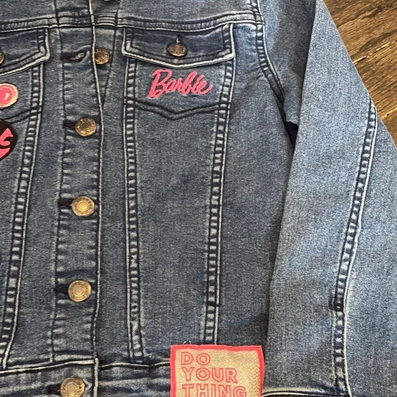 NWT Barbie Blue Denim Jacket for Kids (size 10) - Picture 3 of 8